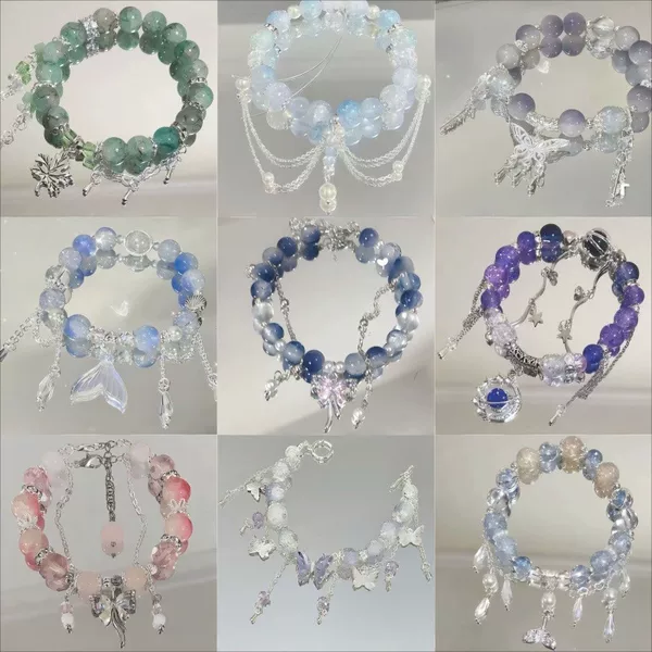 In-Stock Wholesale Novel-Inspired Beaded Tassel Bracelet for Women, Unique Design, High Aesthetic Value, Personalized, Non-Crowded Style, Versatile