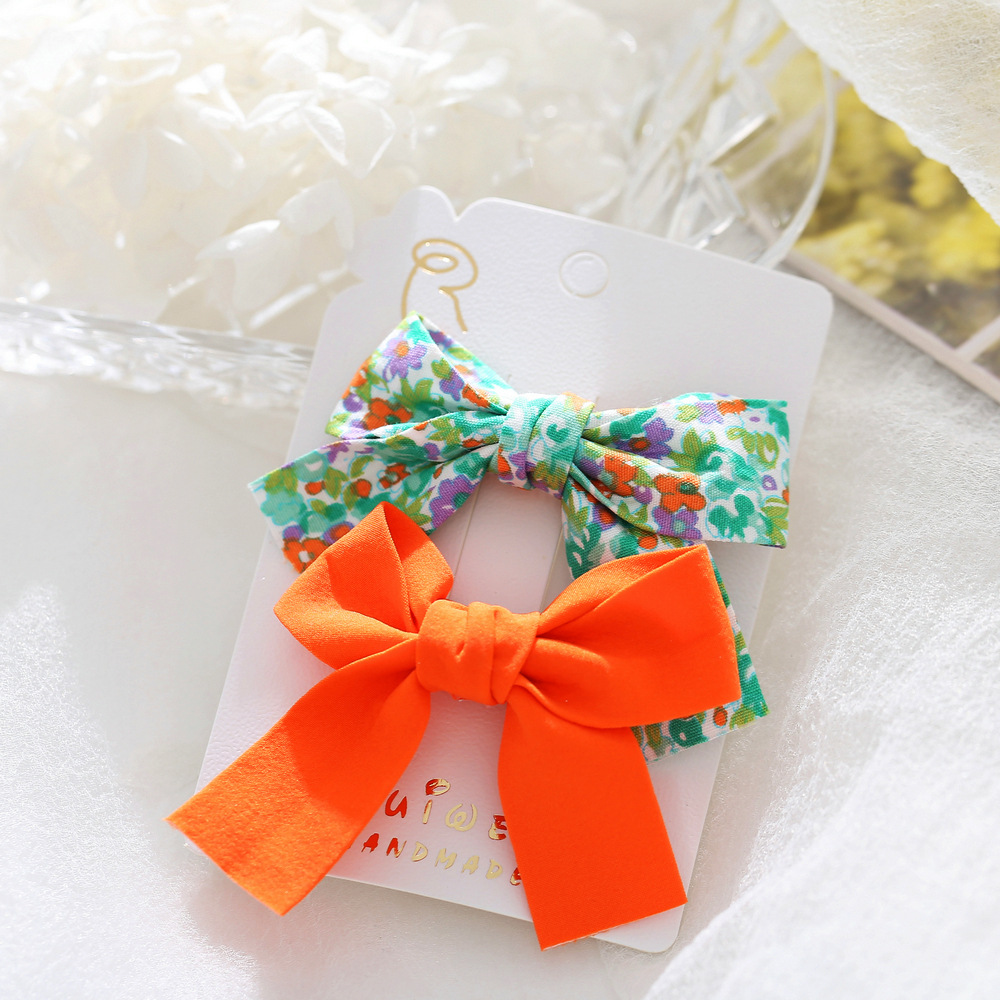 Cute Floral Bow Hairpin display picture 8