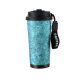 New Double-layer Pure Titanium Thermos Cup Portable Creative Suction Cup Outdoor Three-drink Coffee Cup High-value Children's Water Cup