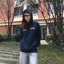 带帽上衣服帽衫田园初中生连帽卫衣女装印花日韩趣味原创涂鸦学生