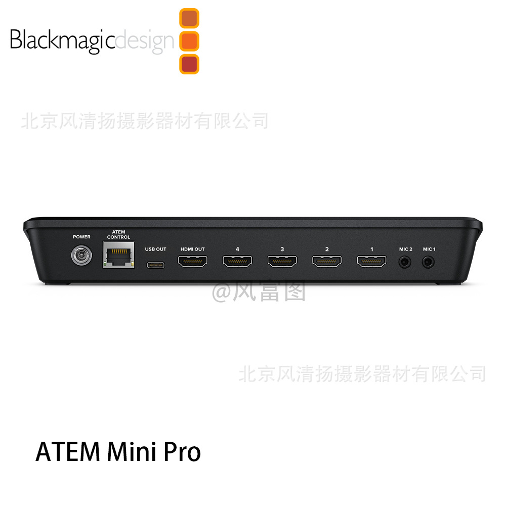 BMD ATEM Mini Pro Extreme ISO Director Switcher Live Streaming Multi-Camera