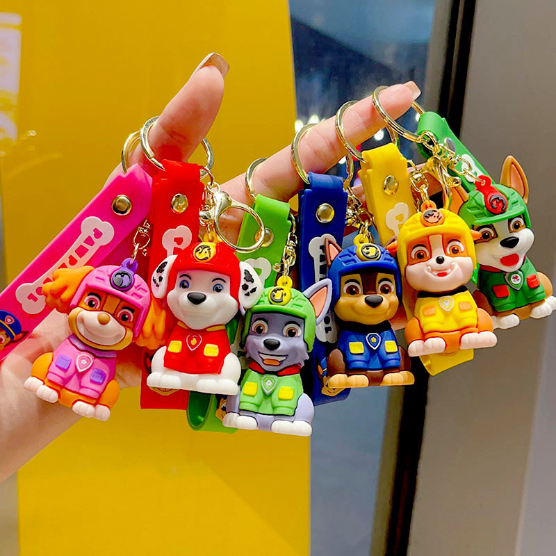 New puppy Wang Wang team key chain jungle version car key pendant schoolbag pendant doll machine gift wholesale New puppy Wang Wang team key chain jungle version car key pendant schoolbag pendant doll machine gift wholesale