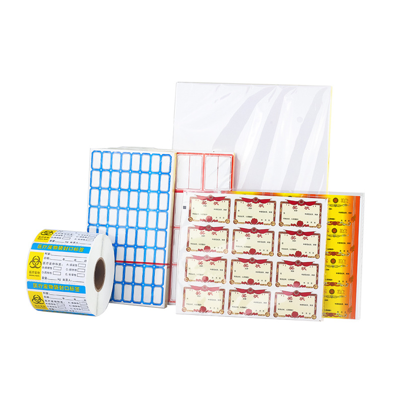 Cherry blossom personalizado etiqueta adhesiva plana etiqueta adhesiva a4 personalizada etiqueta adhesiva plana impresión de papel mate brillante