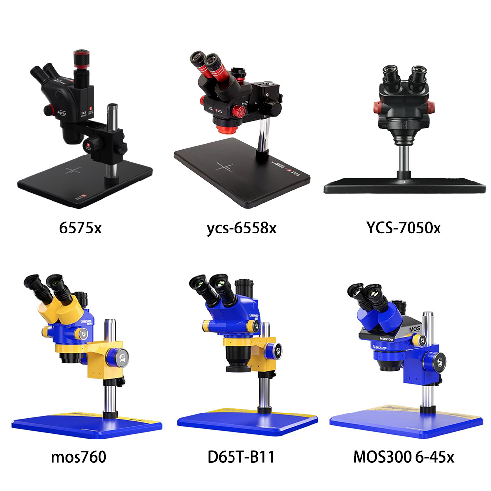 Microscopio digital trinocular E3 para reparador, instrumento con cámara industrial, lupa de enfoque, microscopio de reparación.