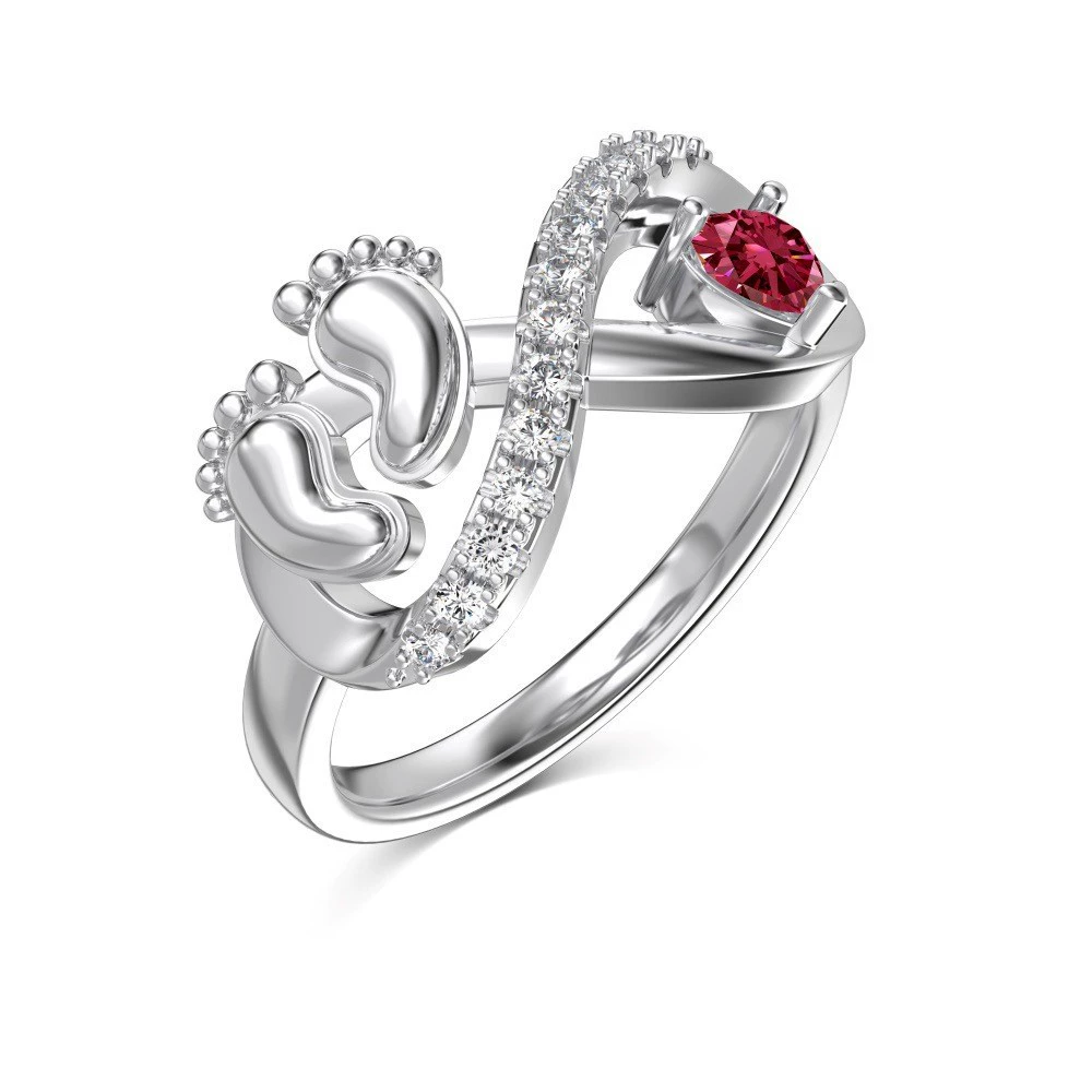 "Серия Дарите маме" серебро S925 красное сердце любви
