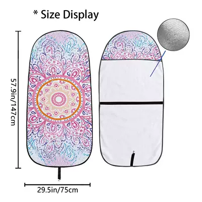 Geometric Seat Towel Cover: Universal seat cover - qctj641-75x150