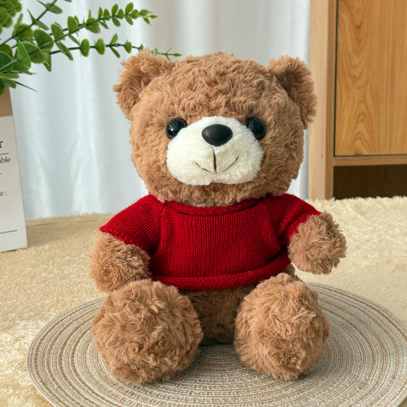 Transfronterizos Teddy Bear muñecas de peluche muñecas de tela regalo de graduación de chicas regalos de eventos logotipo imprimible
