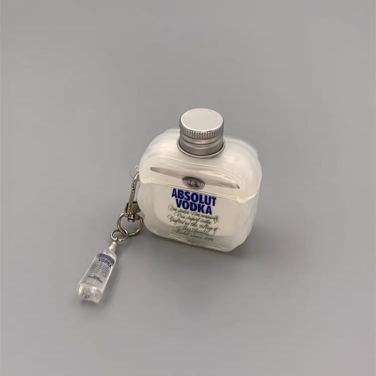 创意立体瓶盖伏特加适用airpods 4保护套airpodspro2代3代壳5代2