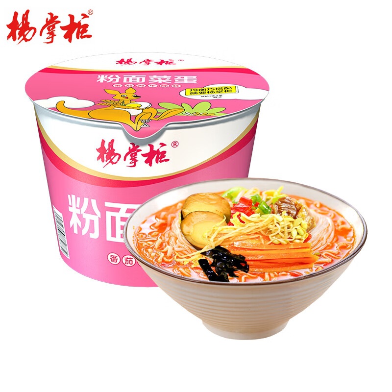 Yang Shopkeeper Fan Noodle Egg [Tomato Stewed Sweet Sweet] 199g (single barrel)
