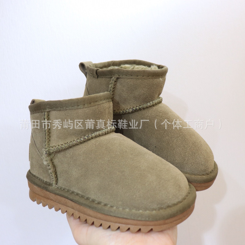 莆真标UG家周冬雨同款儿童雪地靴宝宝高帮棉鞋加绒保暖婴儿鞋棉靴|undefined