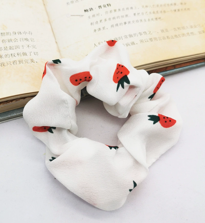 Корея волосы прожиг large intestine hair ribbon полосы галстук голова верёвка сеть красный девочка полный жир кишечника шарик волосы кольцо оптом