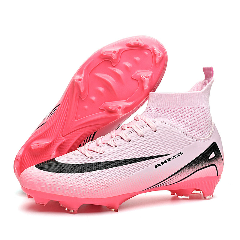 2025 nuevos zapatos transfronterizos de fútbol transpirables para hombres y mujeres zapatos de entrenamiento de césped zapatos de fútbol zapatos de fútbol fábrica de venta directa