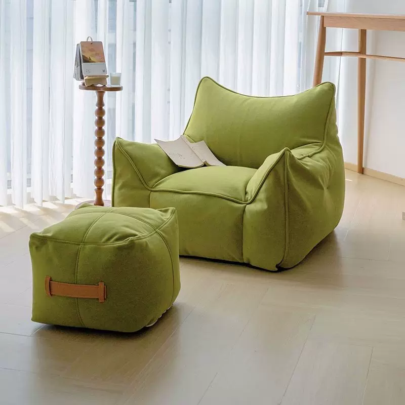 ins风卧室怪兽豆袋榻榻米小户型懒人沙发单人阳台休闲简约客厅