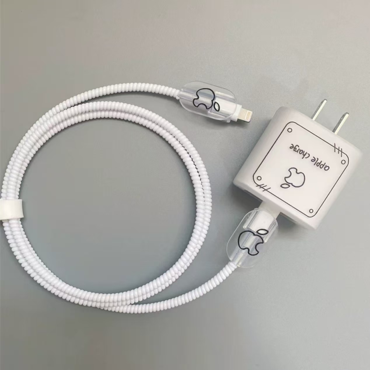 Aplicable a Apple 14 Cable Cover iPhone 13 Cargador Head 12 Promax Winding Cable Cover iPad