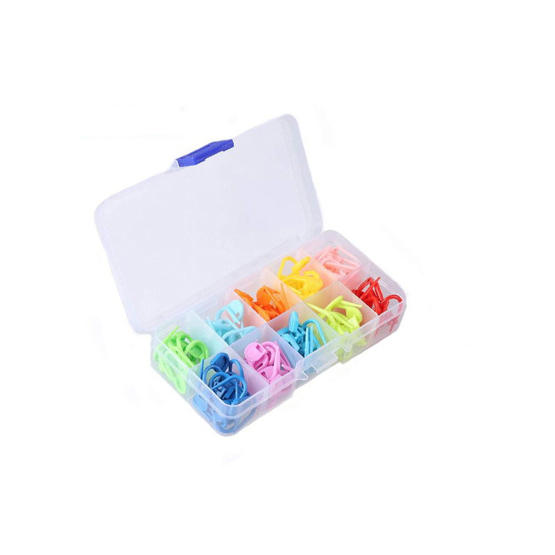 Boxed Plastic Small Button Pin Stitch Marker Sweater Knitting Tool Diy Material display picture 4