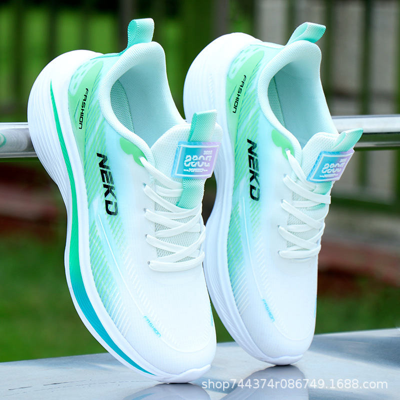 여름용 초경량 남성용 런닝화, 미끄럼 방지 부드러운 밑창, 남성용 스포츠 및 캐주얼화, 통기성 이중 메쉬, 다용도 트렌디 슈즈