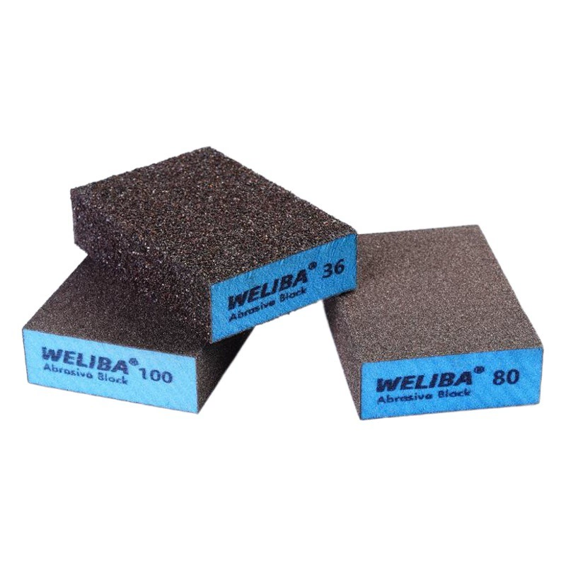 Губка песочный блок наждачный шлифовальный блок Деревообработка наждачная бумага полировка мебели античный янтарь песочный кирпич мытье горшка щетка Заводская поставка