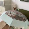 WPC oil painting cat transparent umbrella INS high face value cure system creative 8 bone automatic fiber long -handle long umbrella wholesale