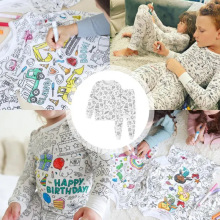�羳��ͯ�T�f˯�����b��ɫDIY���׃����|colouring pajama sets