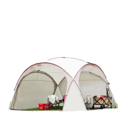 Ready-to-ship dome tent canopy two-in-one camping outdoor equipment windproof waterproof super large multi-person sunshade