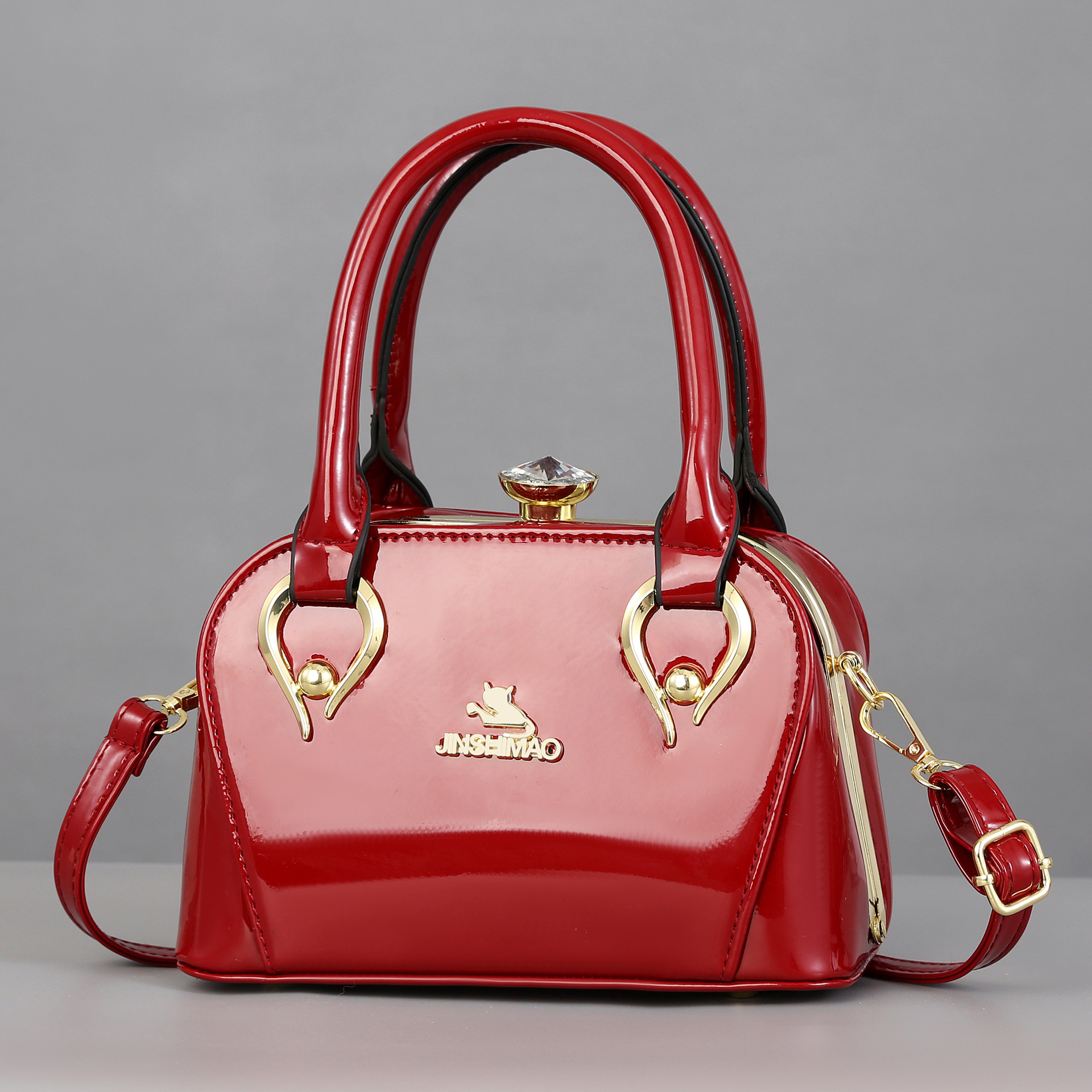 Taizhou bolso de mujer bolso de piel brillante bolso de hombro bolso de moda atmósfera bolso de mujer bolso de cena bolso de mano