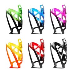 マウンテンバイクロードバイクカラフルなグラデーションウォーターボトルホルダーダブルカラーPC素材ウォーターカップホルダー屋外サイクリング用品