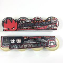 Spitfire wheel小型火人双反りスケートボードホイール101aハードホイール赤色52 * 32mm動作h型