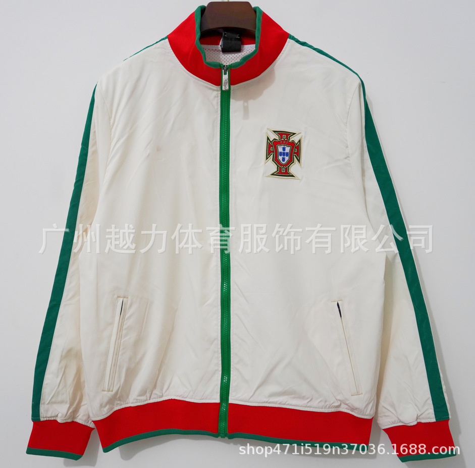 Chaqueta Bordada retro de manga larga y gruesa Manchester United Barcelona Inglaterra Brasil Real Madrid Liverpool image 50