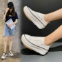 透气增高新款厚底小白鞋