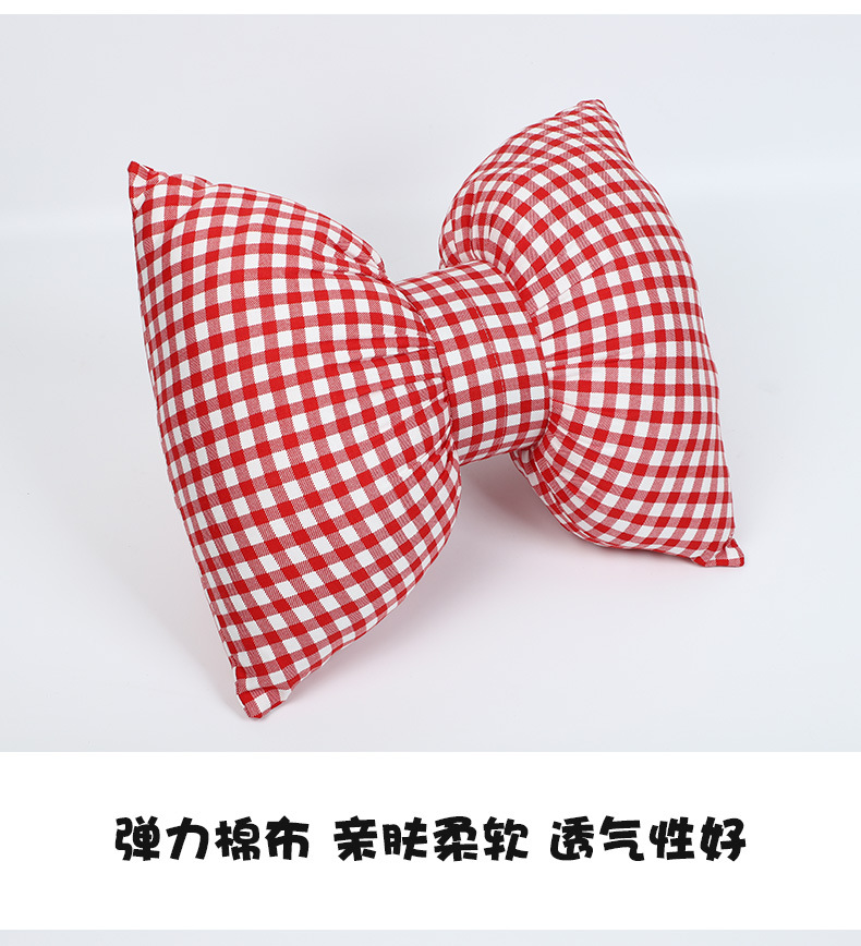 Car Headrest Neck Pillow Fashion Houndstooth Car Headrest Waist Cushion Creative Car Comfortable Neck Pillow Pillow