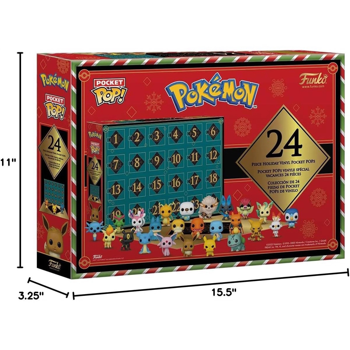 Boîte calendrier Pocket Pop 24 pièces