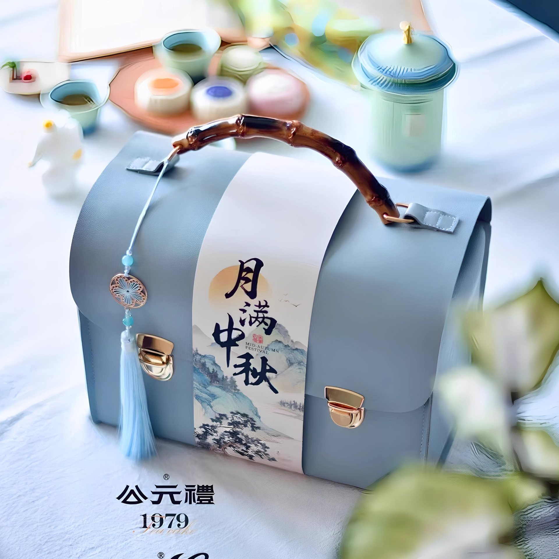 2025新款新中式中秋节月饼礼盒国风中秋节日伴手礼物送员工礼品盒