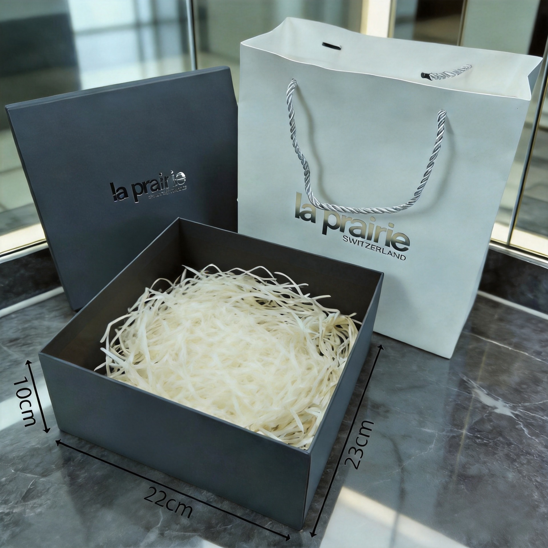 Lebeni Caviar Essence Skin Care Gift Box Empty Box Set Cosmetic Gift Box Gift Bag Shopping Tote Bag