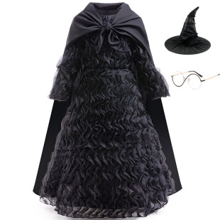 Halloween New Children's Wear cosplay Magic Wicked Witch Movie Costume Children's Princess Dress