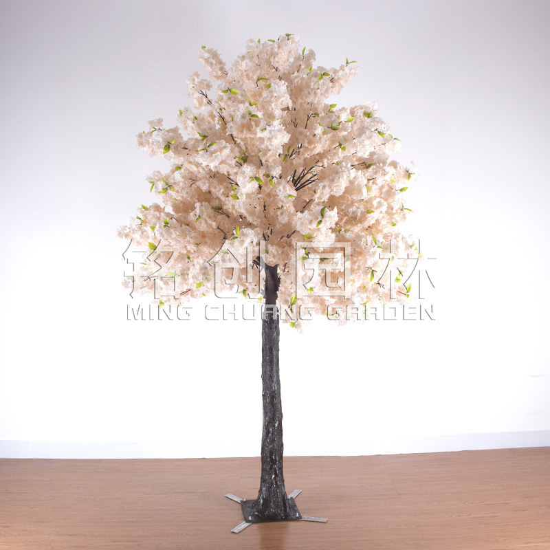 Cerezo de simulación colgante decoración de mesa restaurante decoración de boda árbol interior flor falsa árbol simulación cerezo