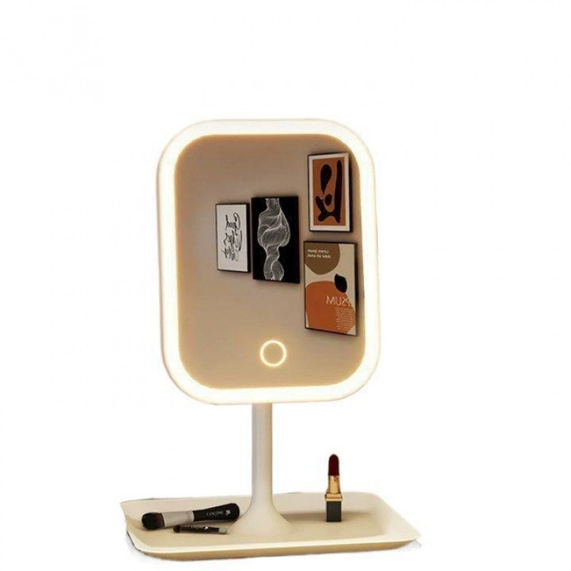 Smart dressing table with light for bedroom for students, table fill light, mirror