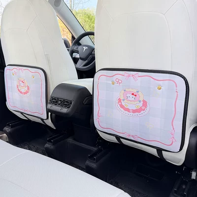 2024 Car Seat Cushion, Universal Seat Chair back anti-kick pad - kt-cat-anti-kick-pad-2-sheets