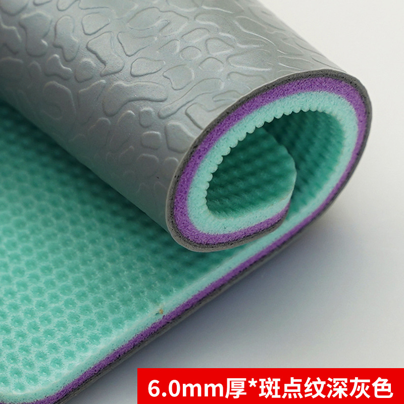 6.0mm 두께의 스팟 패턴 다크 그레이/폭 1.8m