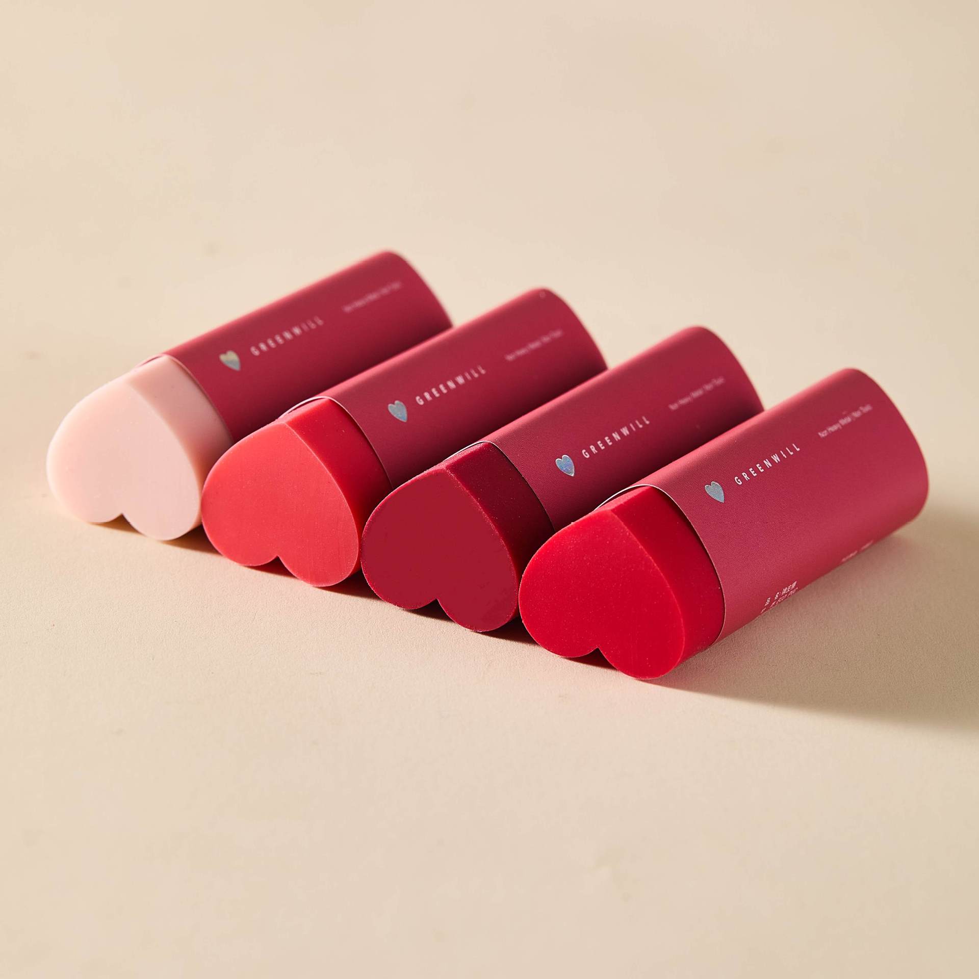 Eraser de San Valentín Eraser creativo Eraser de lápiz para estudiantes de escuela primaria sin marcas ECO PVC arte amor gradiente