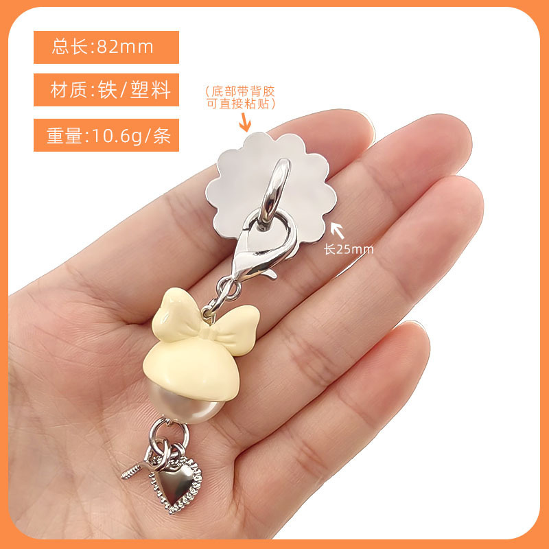 新しい蝶アクリルペンダントキャンディーカラーイヤホンバッグペンダントアクセサリーバッグペンダント小物アクセサリー|undefined