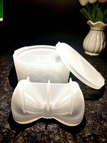 Fat Yaya diy mirror bow Jenga storage box glue mold large table jewelry storage mold