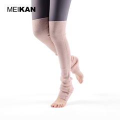 MEIKAN Professional Yoga Socks Over-the-Knee Stockings Women's Extra Long Pile Socks Leg Guards Knee Guard Sports Socks Long Style