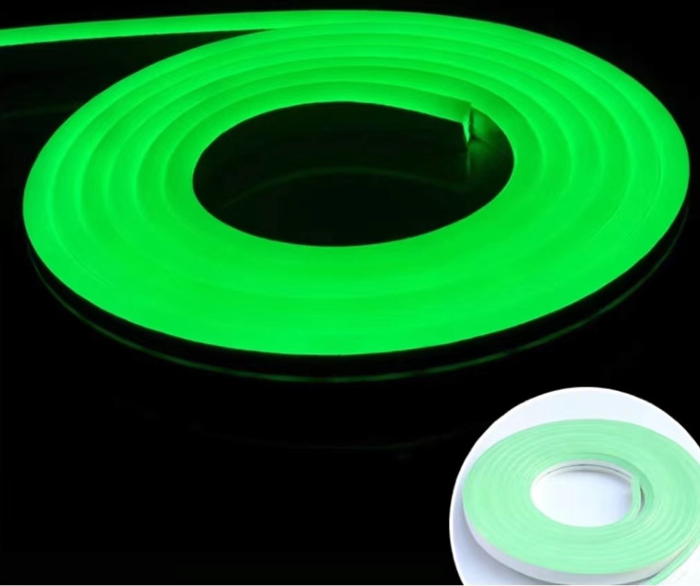 Tira de Luz LED Neón Flexible RGB 12V 6x12mm Impermeable para Publicidad Exterior