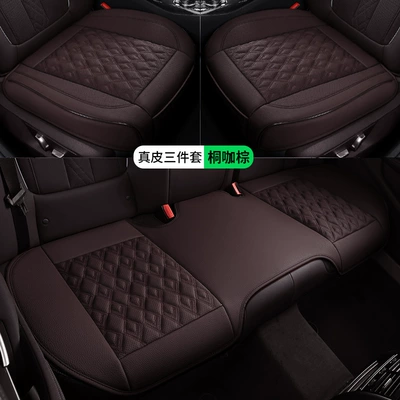 Seasons, Breathable, Single-Piece, Easy to Install, Four Seasons Pad - hx-genuine-leather-three-piece-set-tongka-brown-zhang
