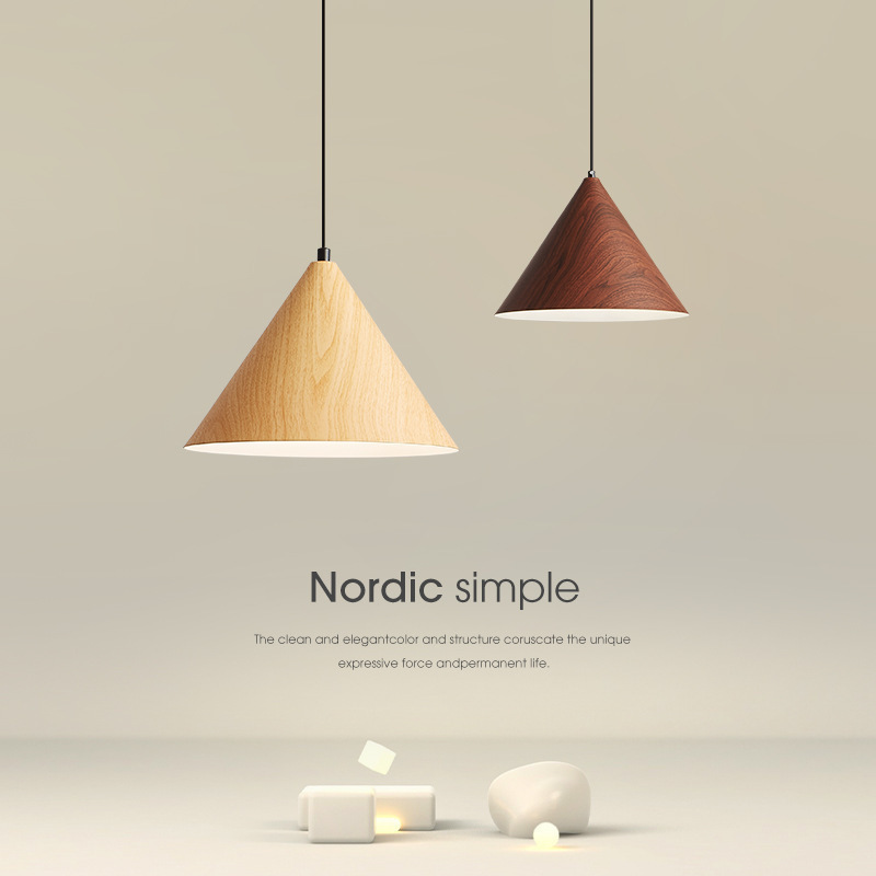 Nordic Restaurant Chandelier, Natural Wood Color Bedroom Bedside Lamp, Kitchen Bar Table Lamp, Japanese Retro Minimalist Nordic Style Nordic Restaurant Chandelier, Natural Wood Color Bedroom Bedside Lamp, Kitchen Bar Table Lamp, Japanese Retro Minimalist Nordic Style