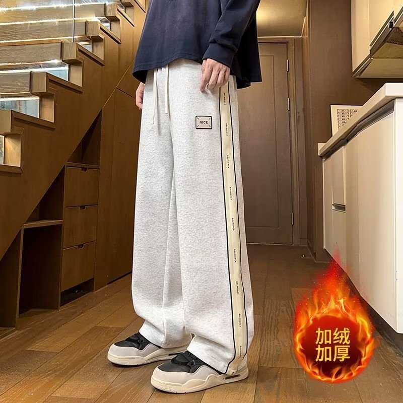 Camisas menos ropa nuevos pantalones casuales sueltos hombres de moda coreana pantalones de verano delgados pantalones de piernas largas
