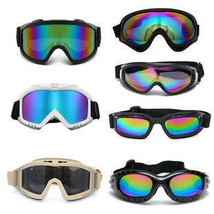 Outdoor Auto Parts Snow Ski Motorcycle Goggles Kitten Big Dog Pet Glasses Colorful Windproof Labor Protection Goggles