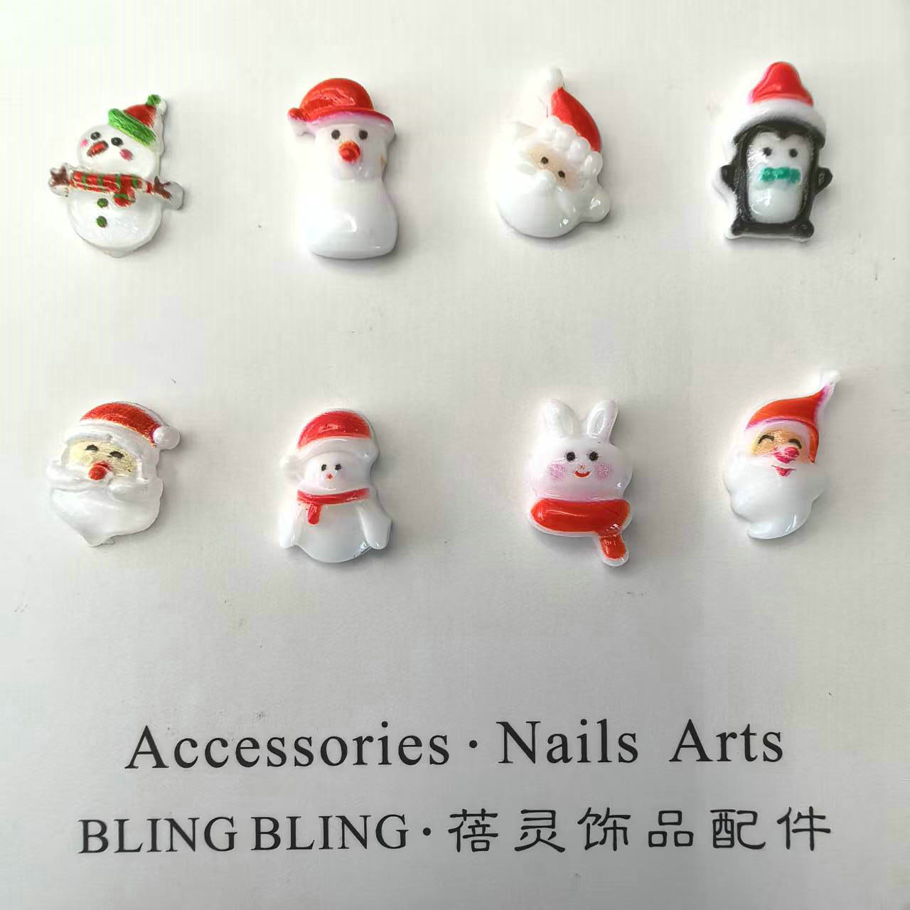 饰品配件批发圣诞老人圣诞用品手机壳头饰头绳发夹发箍配件002