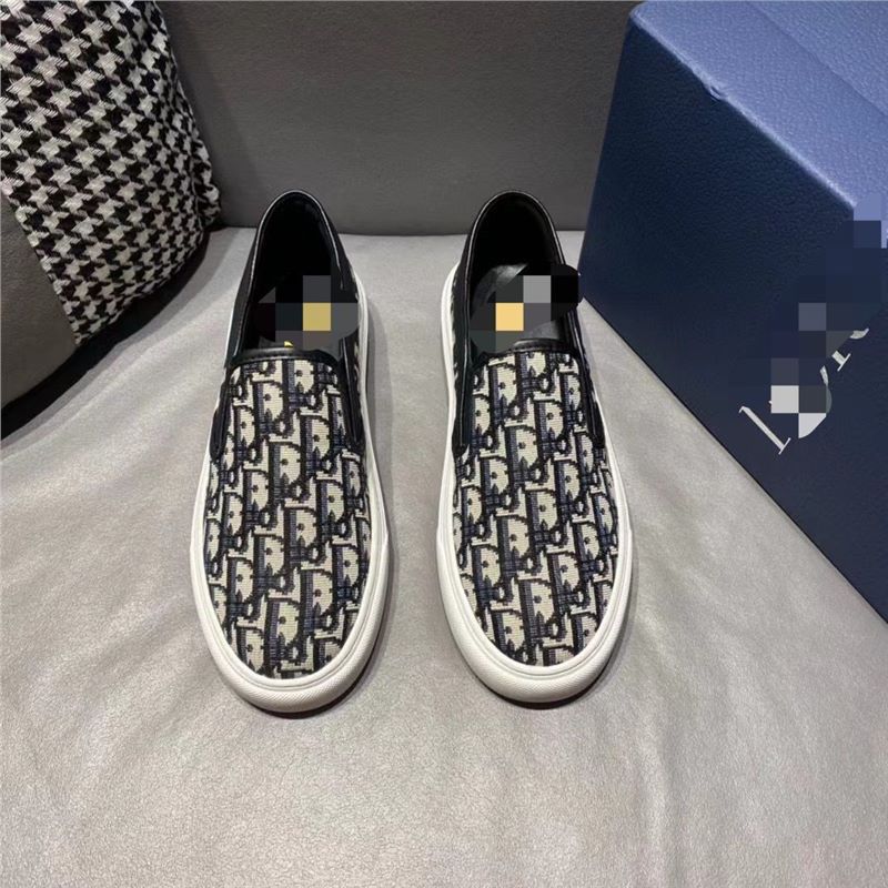 2025 nuevos zapatos Lefu, zapatos de lona de ante con pedales, zapatos de tabla perezosos impresos, zapatos casuales de suela gruesa para hombres