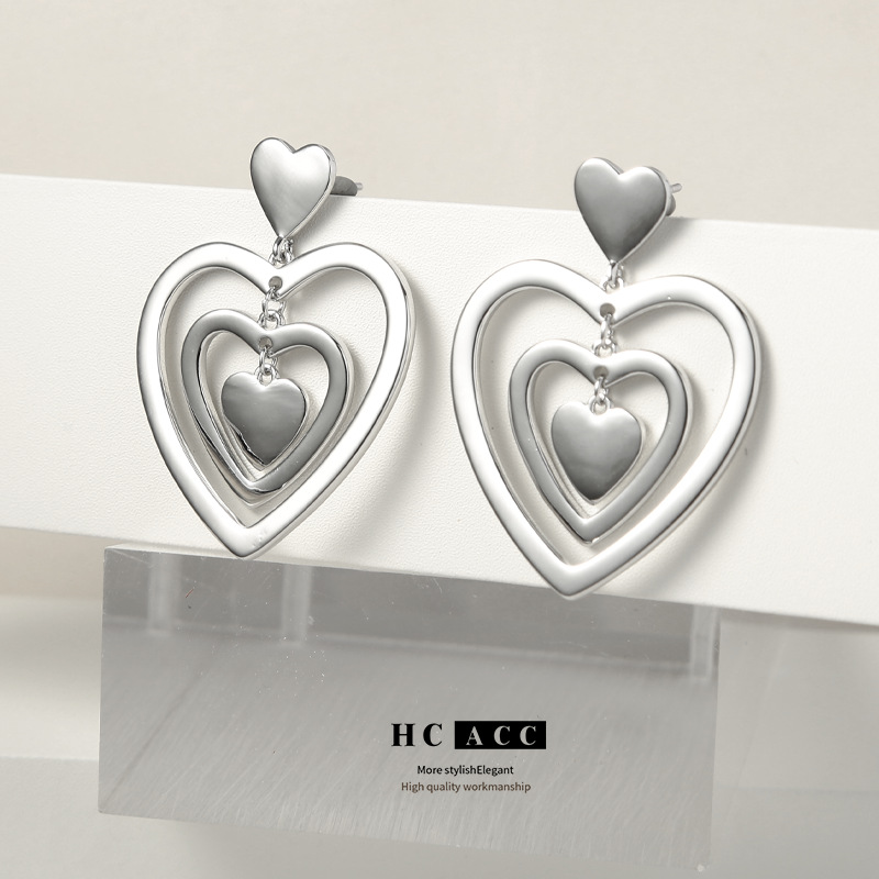 amazon-hot-selling-fashion-love-earrings-high-grade-niche-multi-layer-design-versatile-metal-geometric-female-earrings